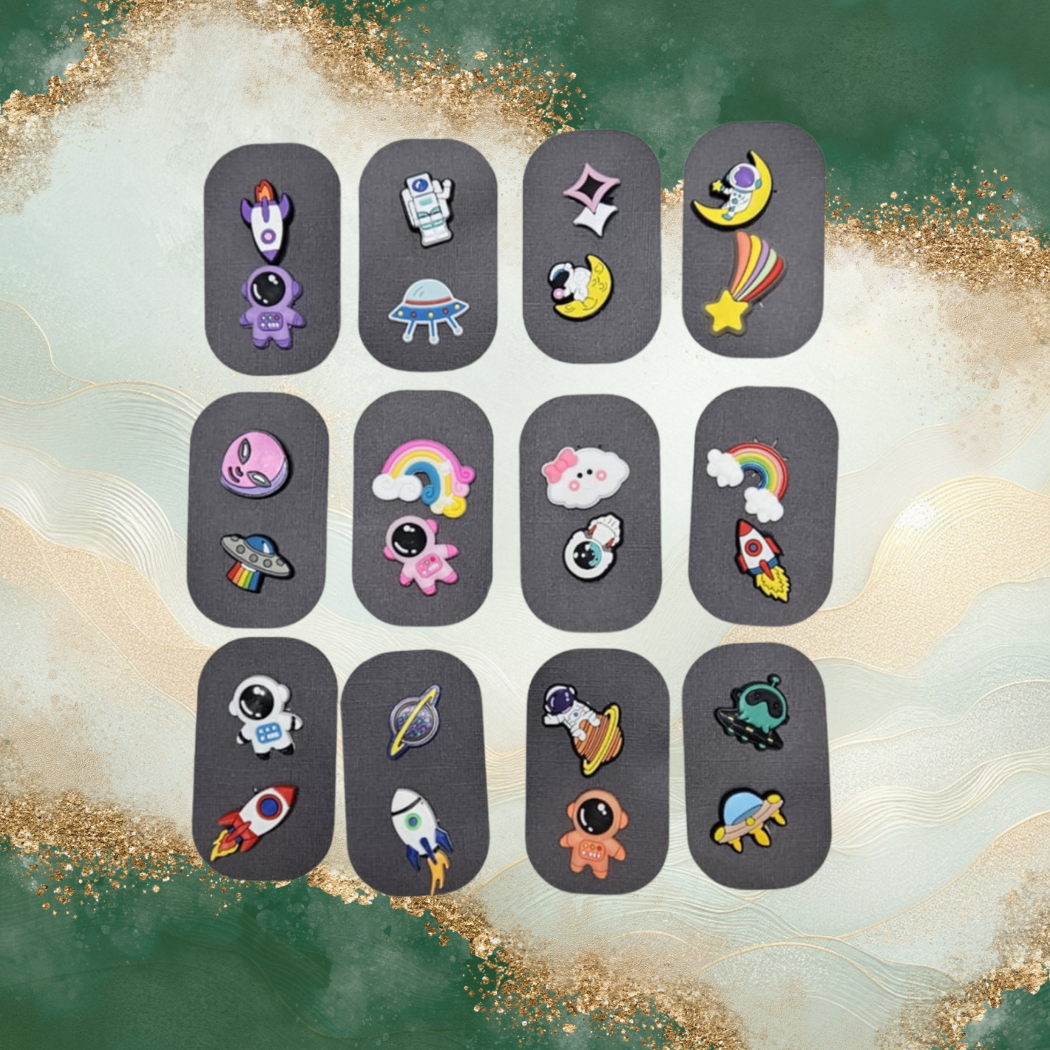 Space Croc Charms