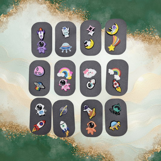 Space Croc Charms