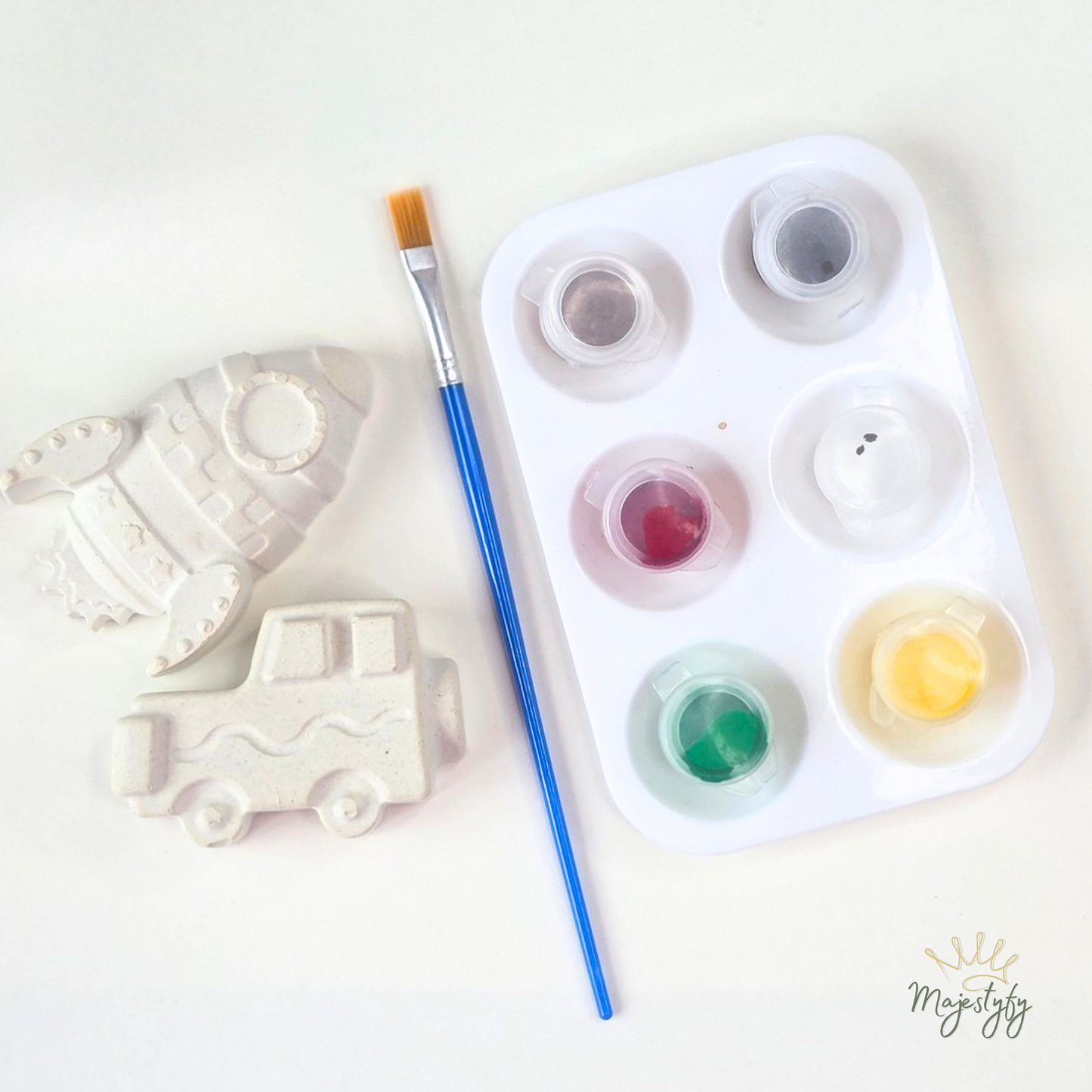 Transport Craft Kit for Kids | Paint Your Own Vehicle Keepsakes