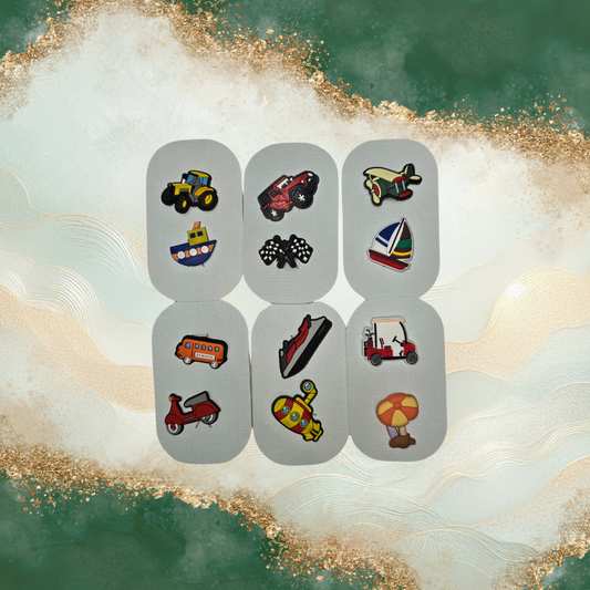Transportation Croc Charms