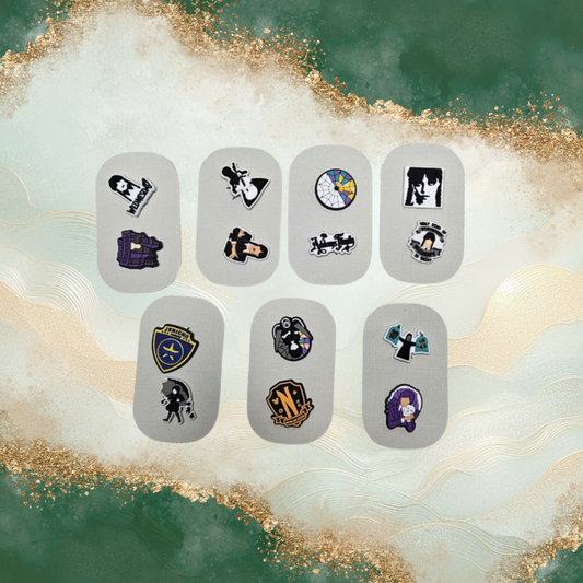 Wednesday Croc Charms