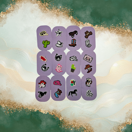 Western Croc Charms