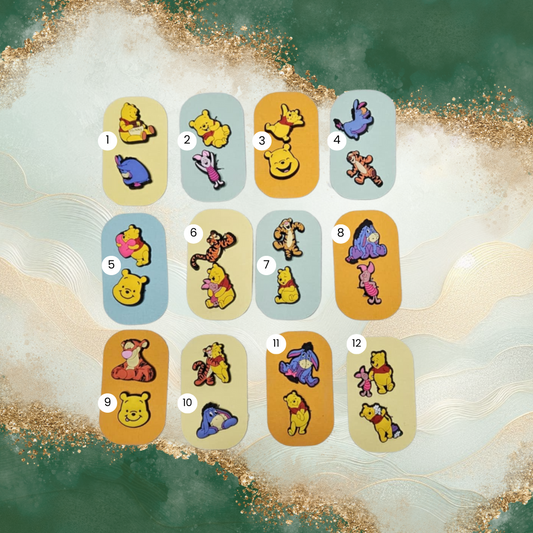 Winnie The Pooh Gang Croc Charms