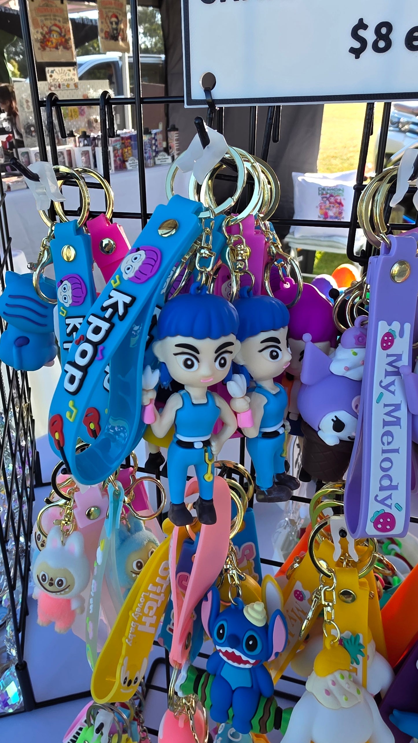 K-Pop Demon Hunters Rubber Keychain
