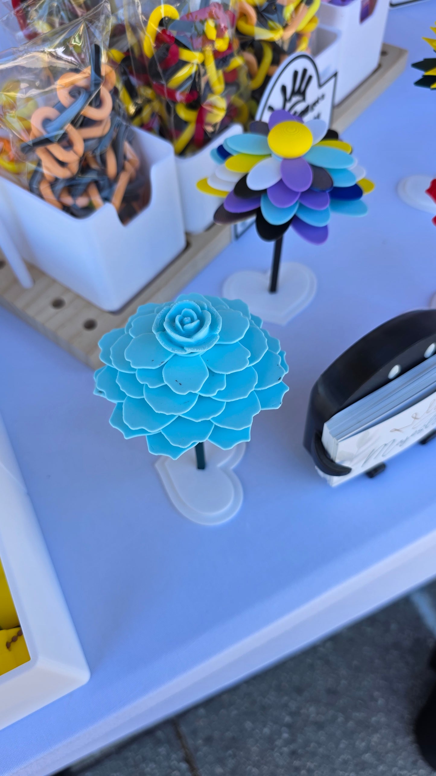 3D Spinning Flower