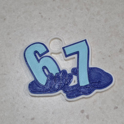 3D Printed 67 Necklace